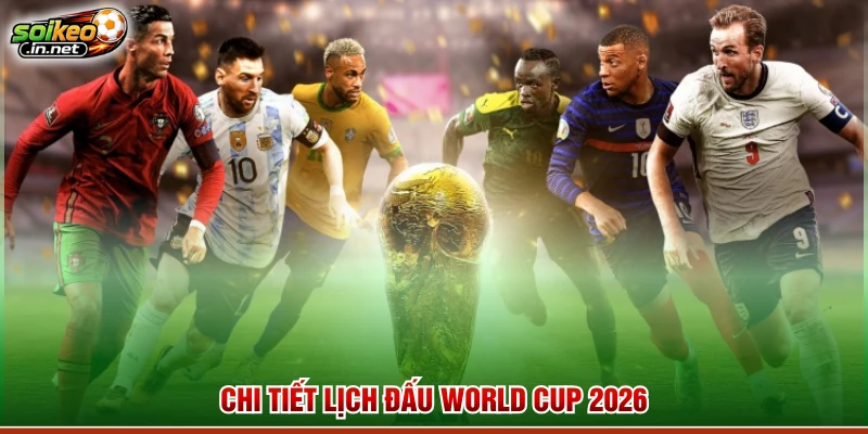 Chi tiết lịch đấu World Cup 2026