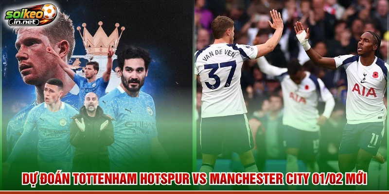 Dự đoán Tottenham Hotspur vs Manchester City 01/02 mới