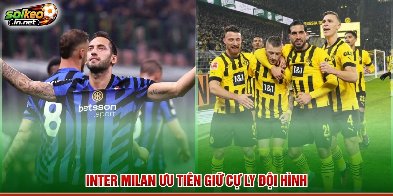 Inter Milan ưu tiên giữ cự ly đội hình 