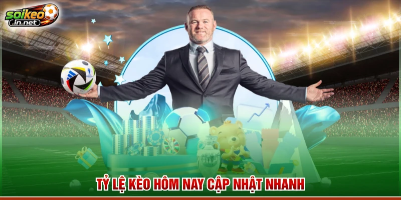 Tỷ lệ kèo hôm nay cập nhật nhanh